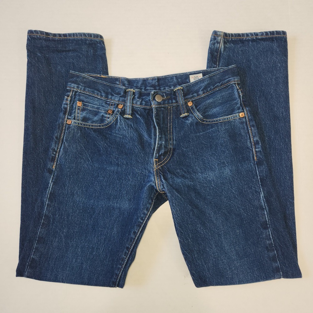 Levis 511 Slim White Oak Cone Denim Selvedge Jeans USA Made 29x32 Fits 29x30.5 - Picture 12 of 13